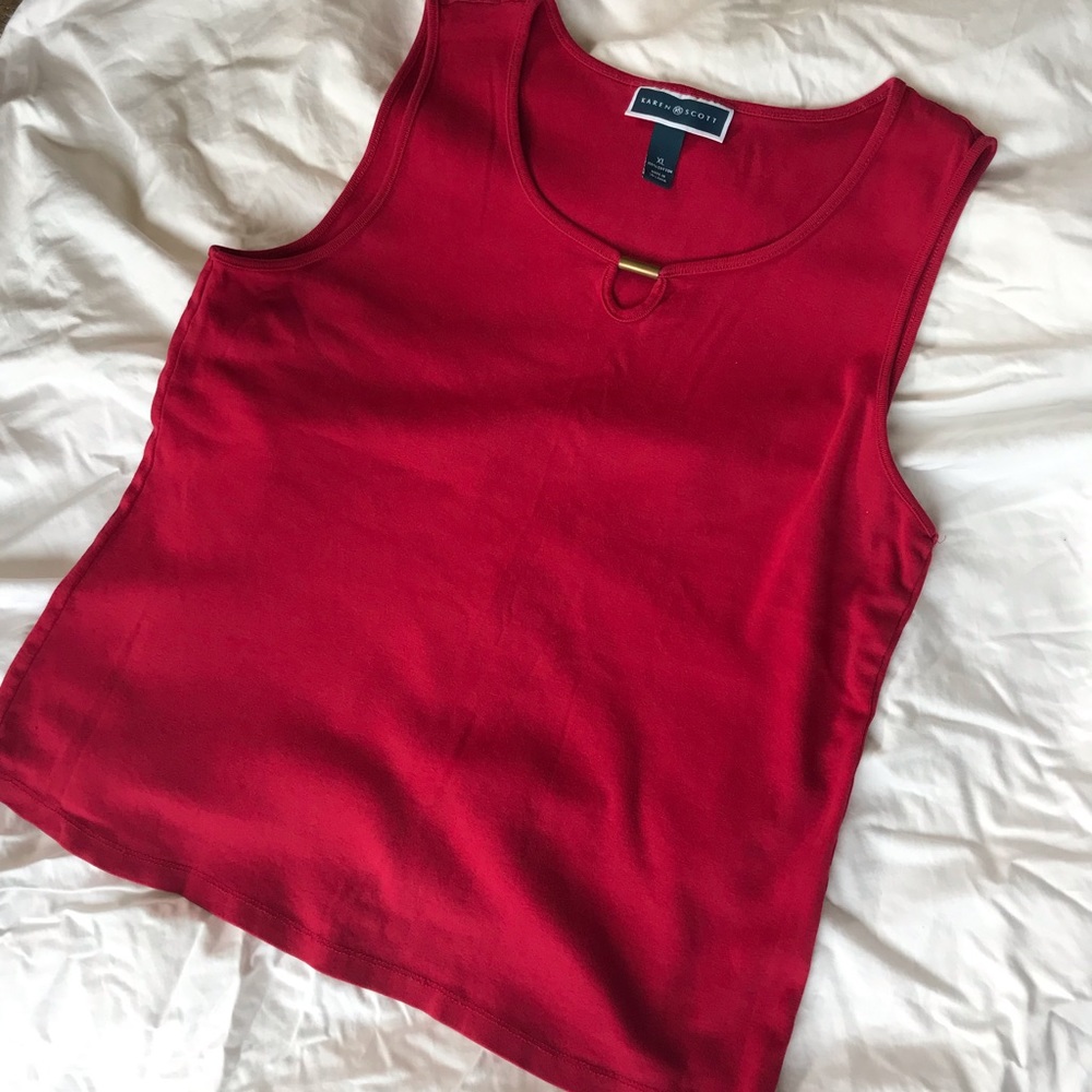 😍4/$20 Karen Scott Sleeveless Top